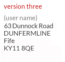 Scottish virtual address example