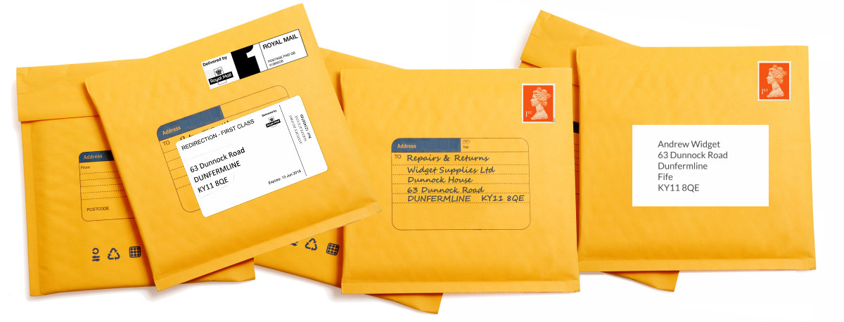Scottish mailbox address examples