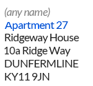 Example of a mailbox ID address - Apartment
