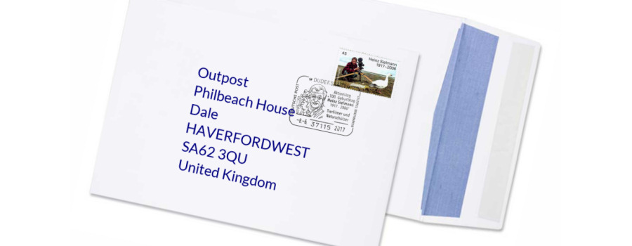 Example Outpost mail service address for expats