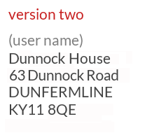 Business address example in Scotland